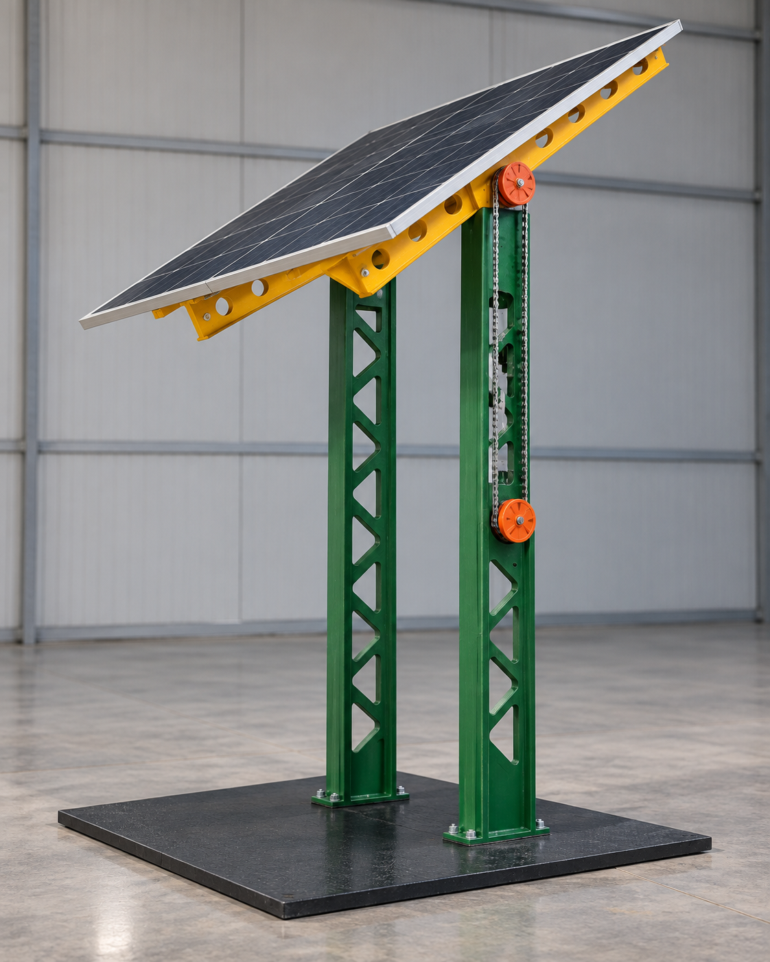 Poste de polipropileno para paneles solares Maderplast